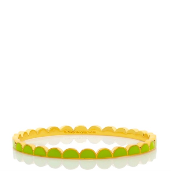 Kate Spade Gold Plated Scalloped Bangle - Picture 2 of 4